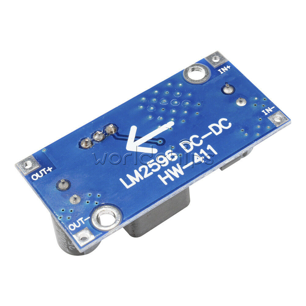 5Pcs Output 1.23V-30V DC-DC Buck Converter Step Down Module LM2596 Power Supply