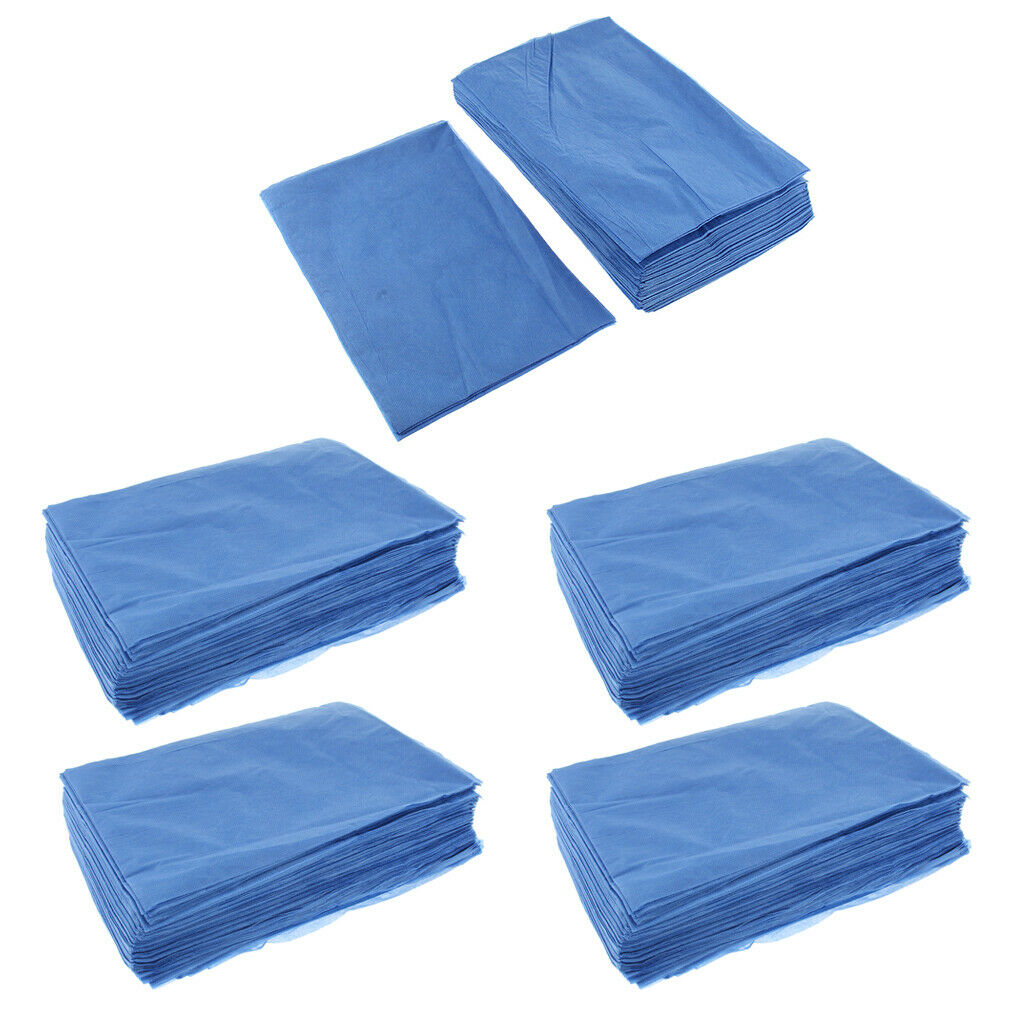 Lots 100 Disposable Non-Woven Bed Cover Massage Table Paper Sheet Breathable