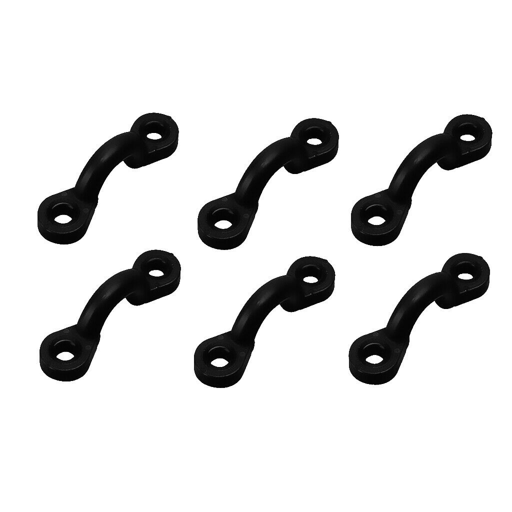 50pcs Strong Nylon Kayak Canoe Deck Loops Tie Down Pad Eye Connect Buckle