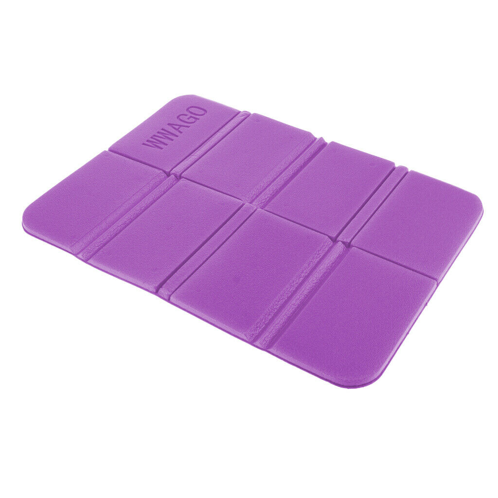 Moisture-proof Folding Travel Camping Mat Seat Waterproof Foam Pad Purple