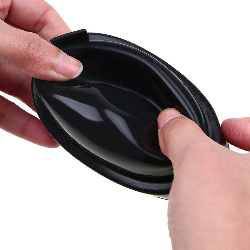 Black Pair Rubber Housing Seal Cap Dust Cover For LED HID Headlight Cap 3.86"