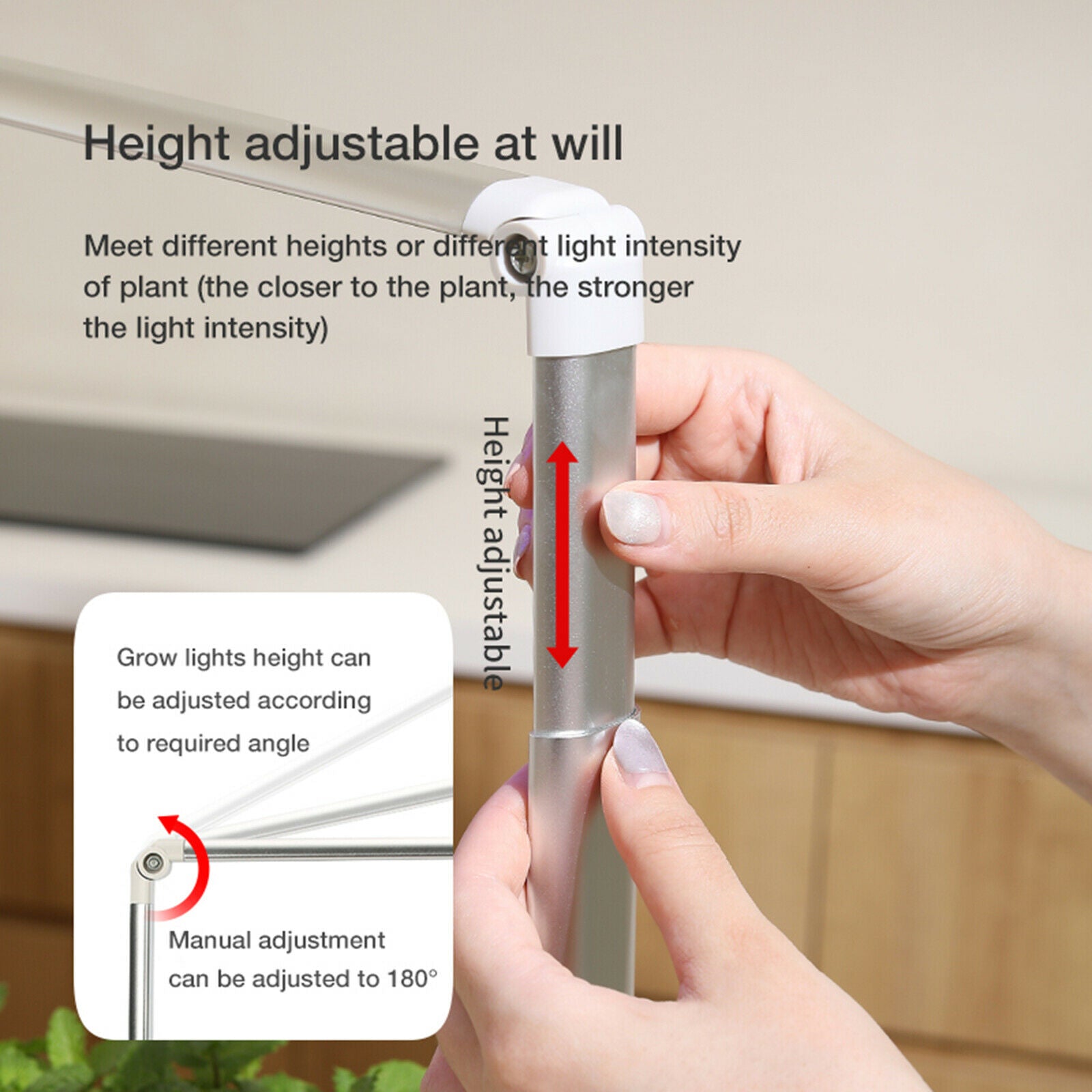 Indoor Herb Garden Starter Kit Kitchen Smart Planter LED Grow Light Kit