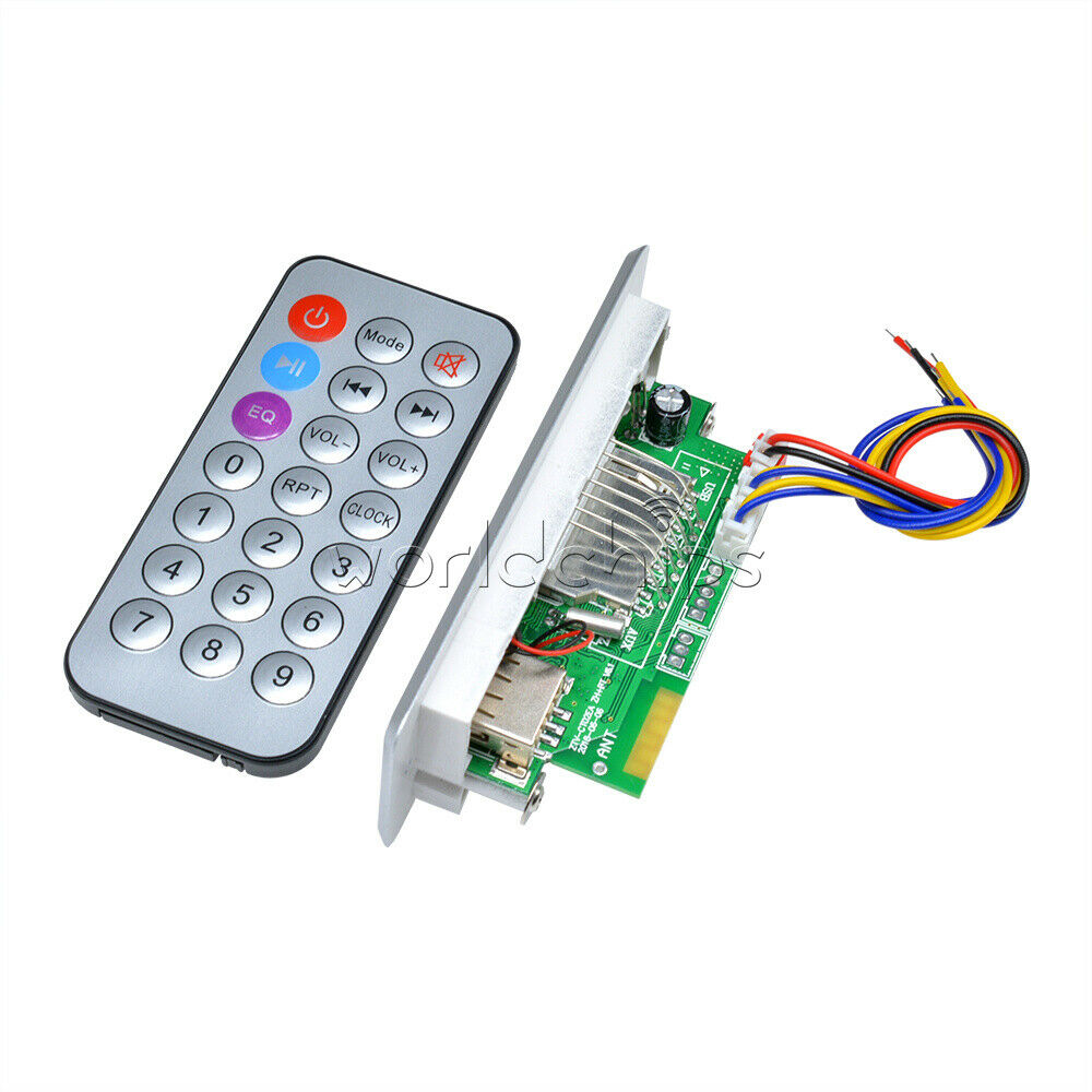 Mini 5V MP3 Decoding Board Bluetooth Call  WAV Module U-Disk &TF Card &Amplifier