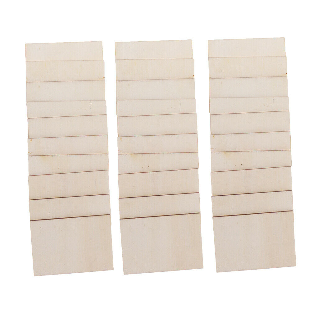 30set Plywood Sheets for Craft, Pyrography, DIY Wood Plaque Home Decor Signs