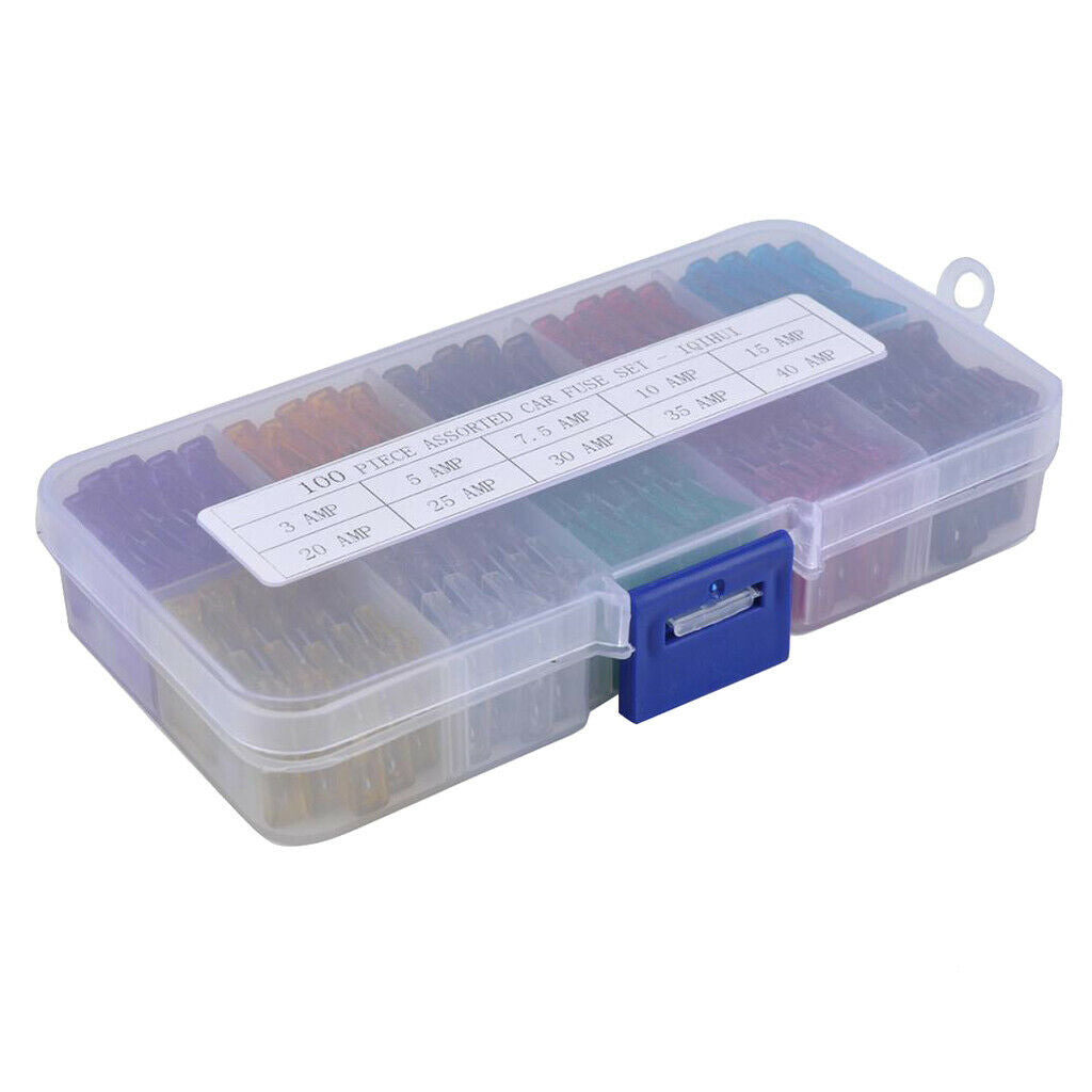 100 Auto  Car Fuses, Corrosion Resistant And Optimal Conductive, Protects Your