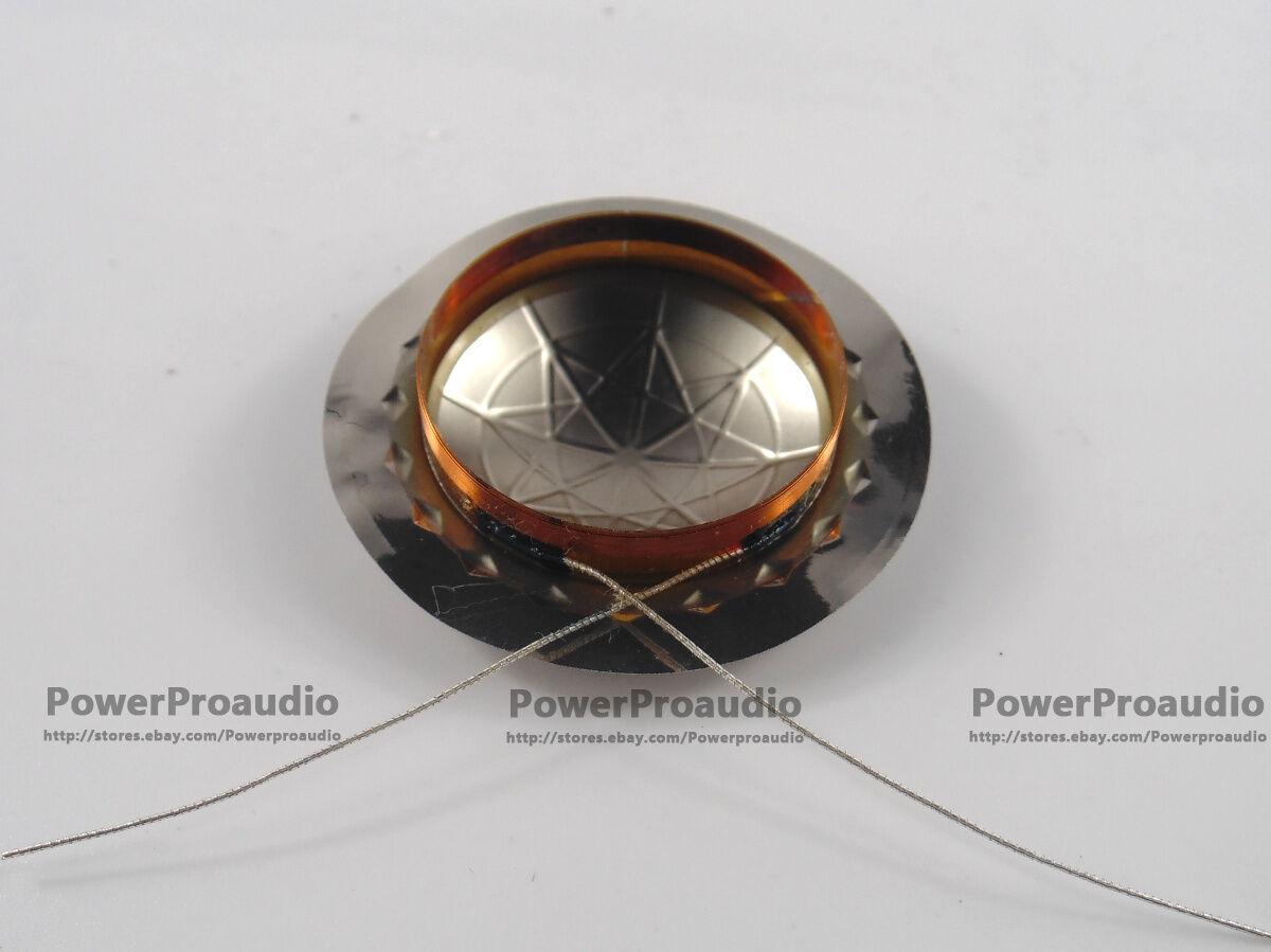 2 pcs 25.5mm 1" Diaphragm Titanium Voice coil 8 ohm 25.4mm Round Wire