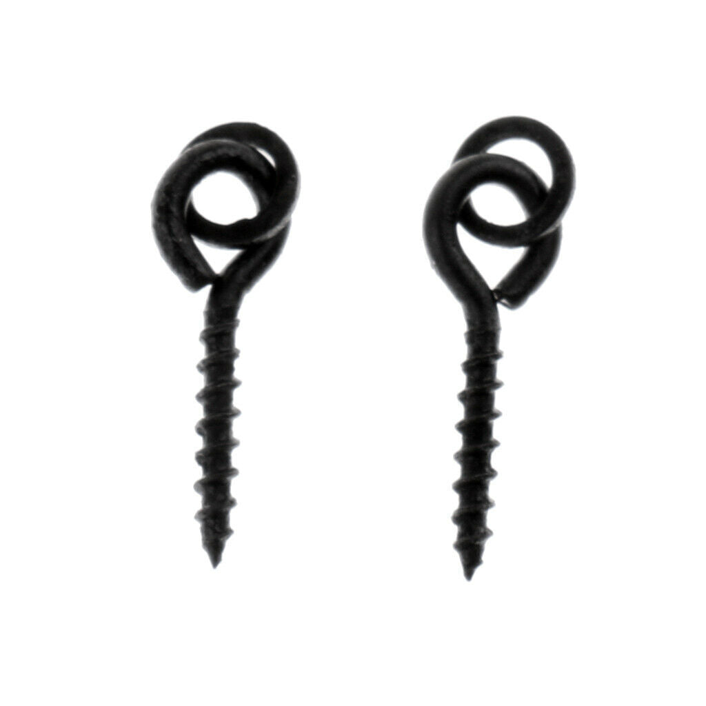 40x Beads Hook Stops + 20x Bait Screws for Rigs Carp Fishing Terminal Tackle