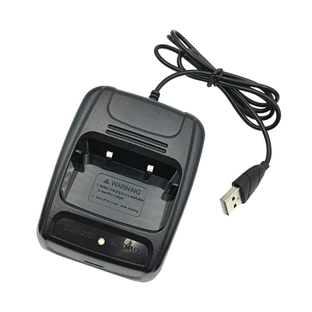 Desktop USB Charger Adapter for   BF 888S 777S 666s Walkie-Talkie