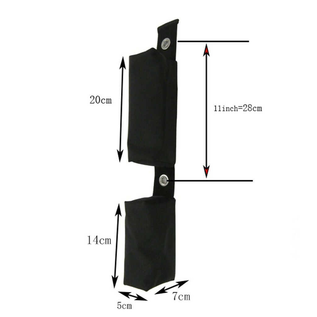Universal Scuba Diving Tank Bag Double Oxygen Bottle Support Holder WeightPocket