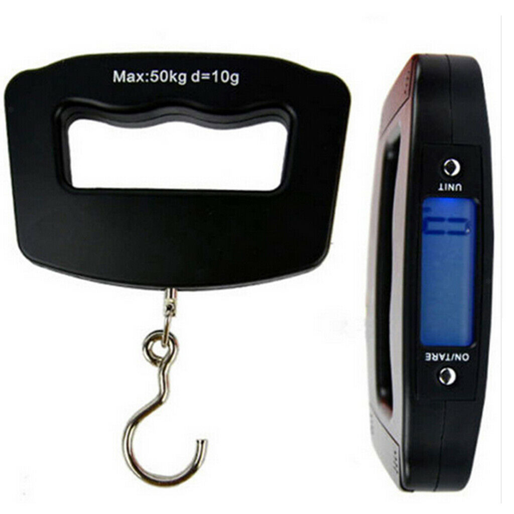 Mini LCD Digital Handheld Travel Bag Suitcase Luggage Weighing Scales 50KG