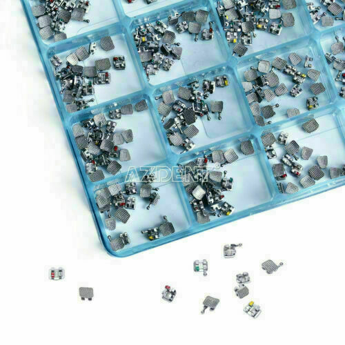 5Box Orthodontic Metal Bracket Monoblock Dental Mini Roth 018 345 Hooks AZDENT