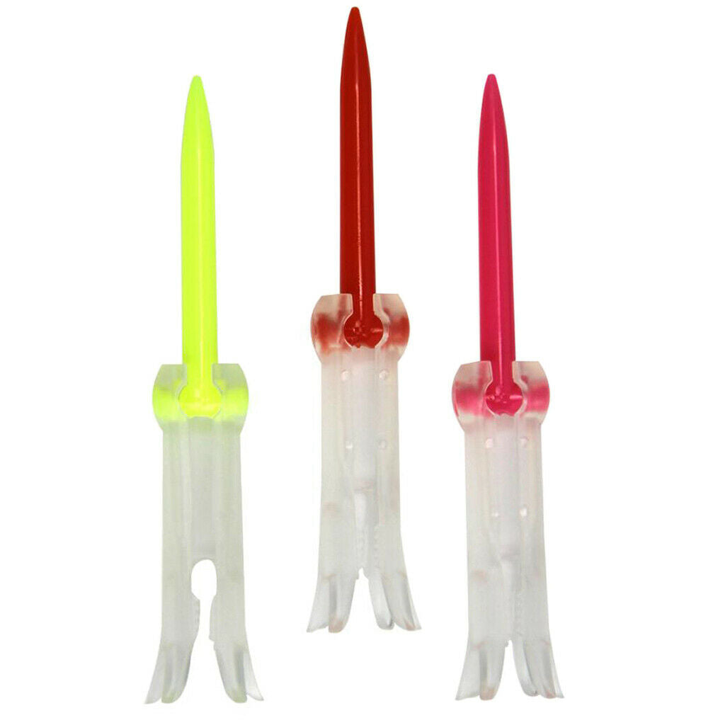 3Pcs Rubber Golf Driving Range Tees Holder Golfer Tee Home Practice Tool