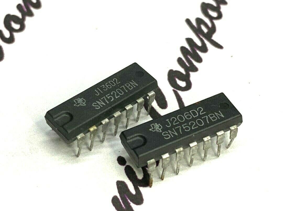 2pcs - Texas Instruments SN75207BN DIP-14 Integrated Circuit (IC)