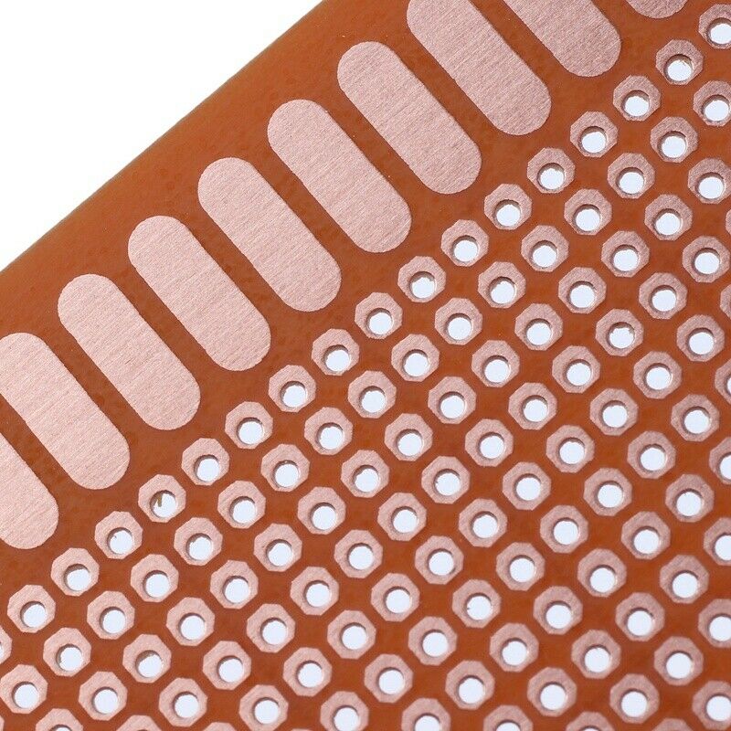 DIY PCB Prototype Solderable Copper Veroboard Stripboard 90mmx150mm X6G9G9