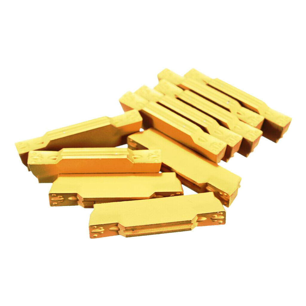 10Pcs MGMN300-M Inserts 3mm Width for MGEHR/MGIVR Lathe Tool CNC Cutter