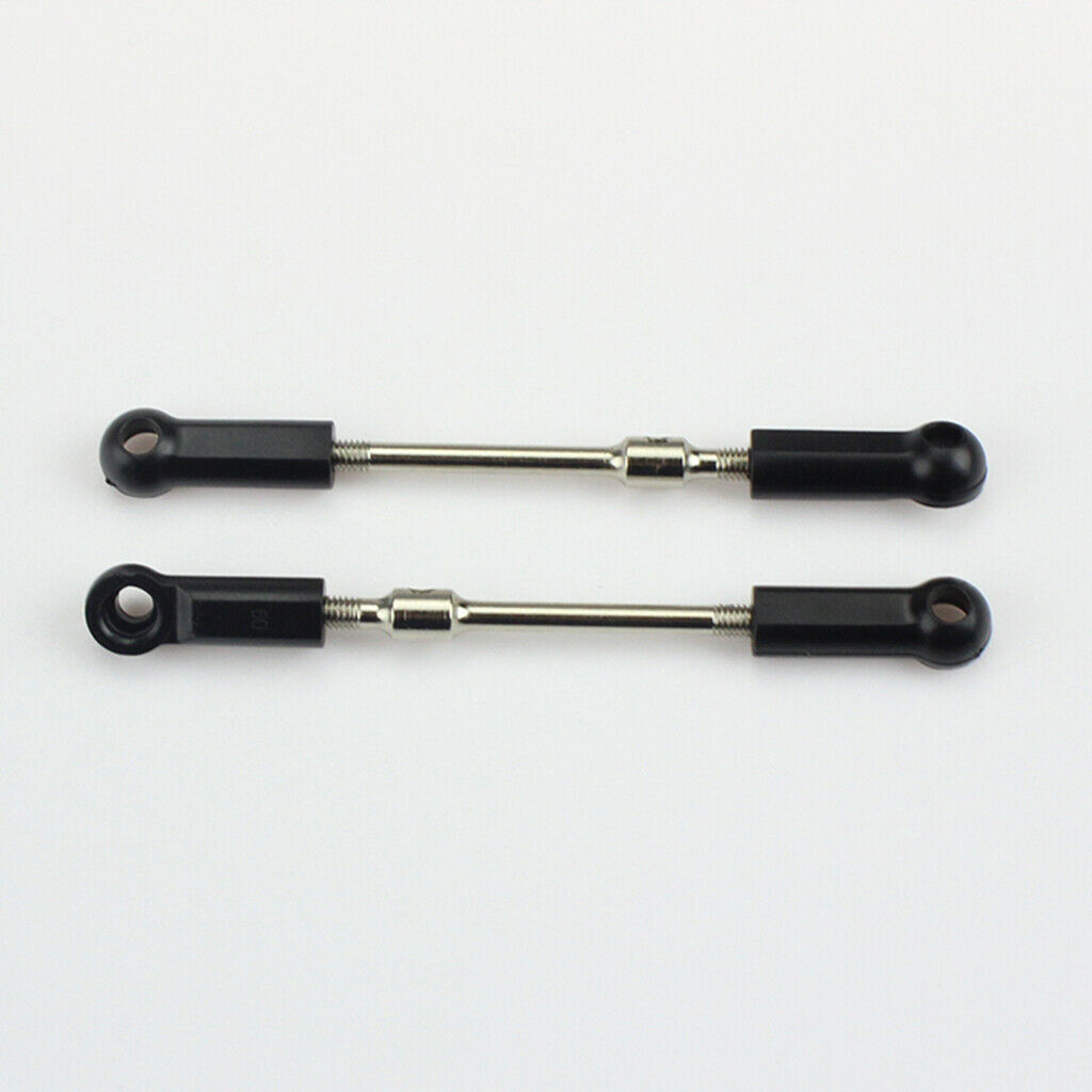 2Pcs RC Car Steering Servo Linkages Pull Rod for Wltoys 104001 1/10 RC Car