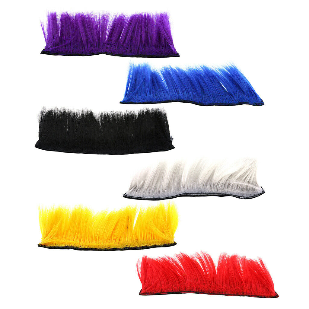 Helmet Accessories Mohawk Wig for Racing Mohawk  Dirt Bike Red
