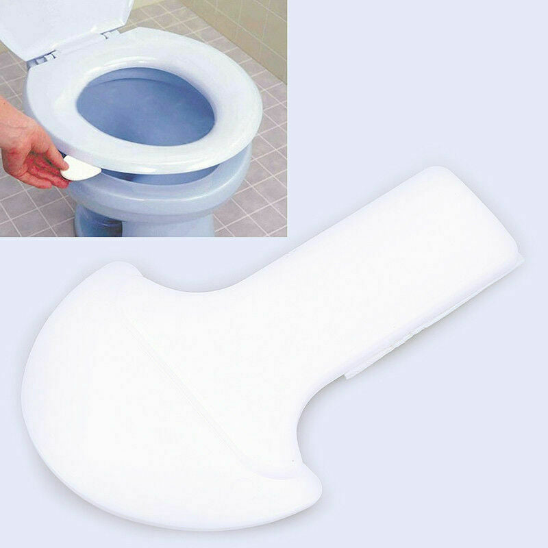 Bathroom Toilet Seat Cover LId Lifter Handle Clean Lifting Device Avoid Touching