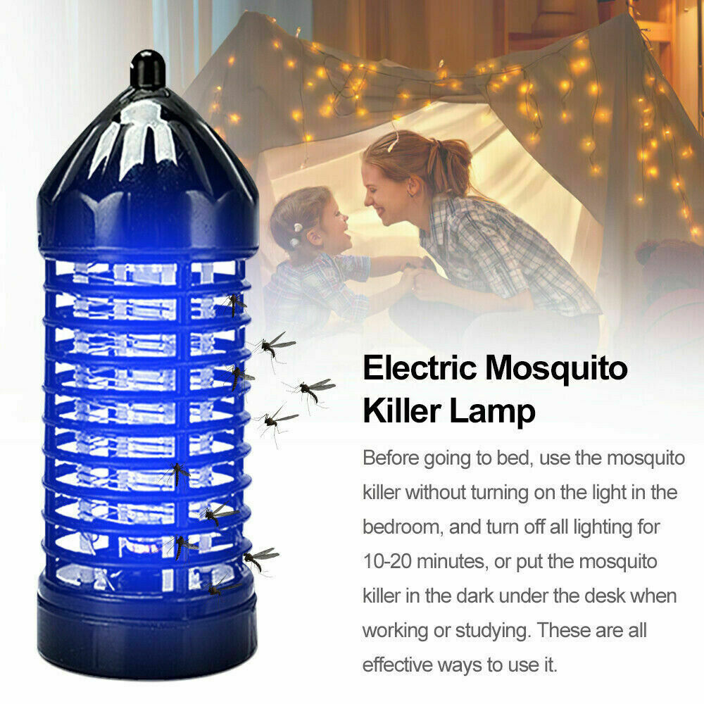 Electric LED Light Fly Bug Zapper Mosquito Insect Killer Trap Lamp Indoor Patio