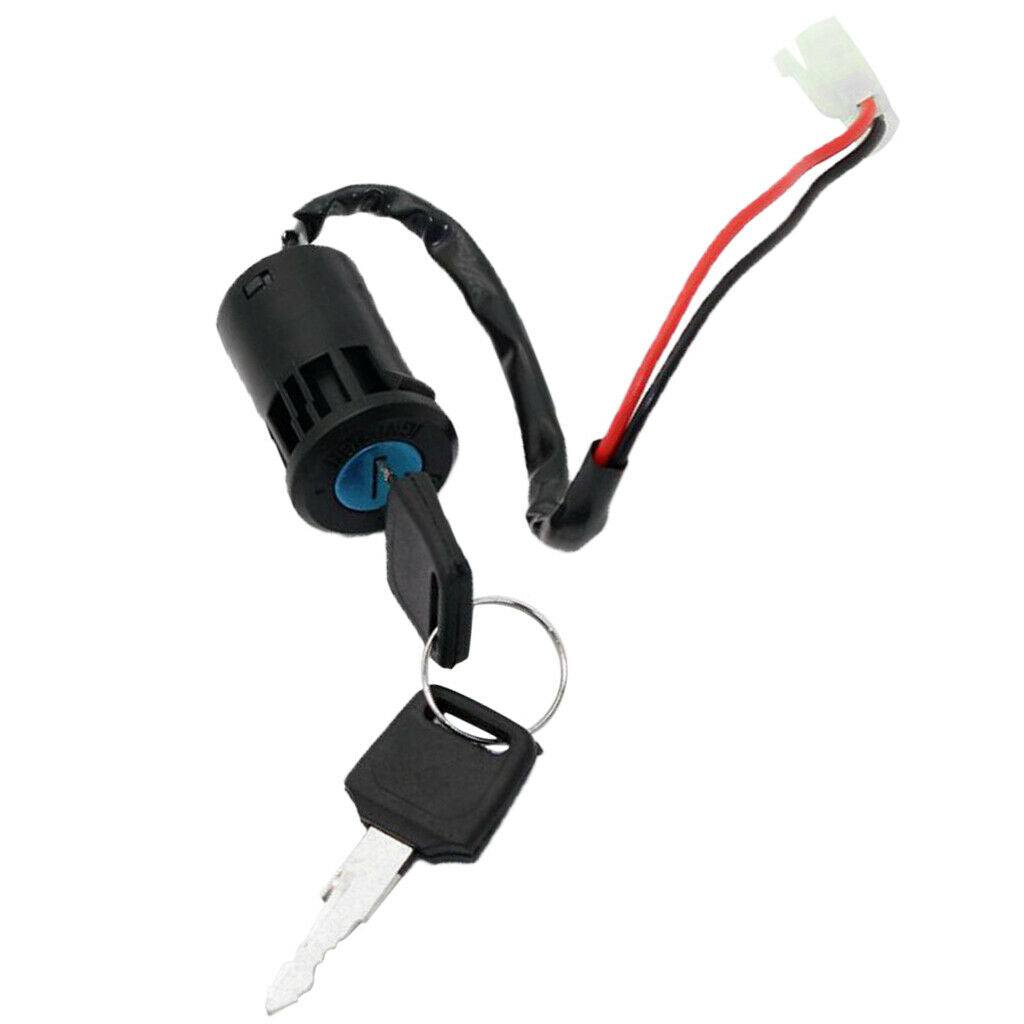 5x 2 Wire Ignition Key Switch & 10 Keys for Scooter Pocket Dirt Bike Kart
