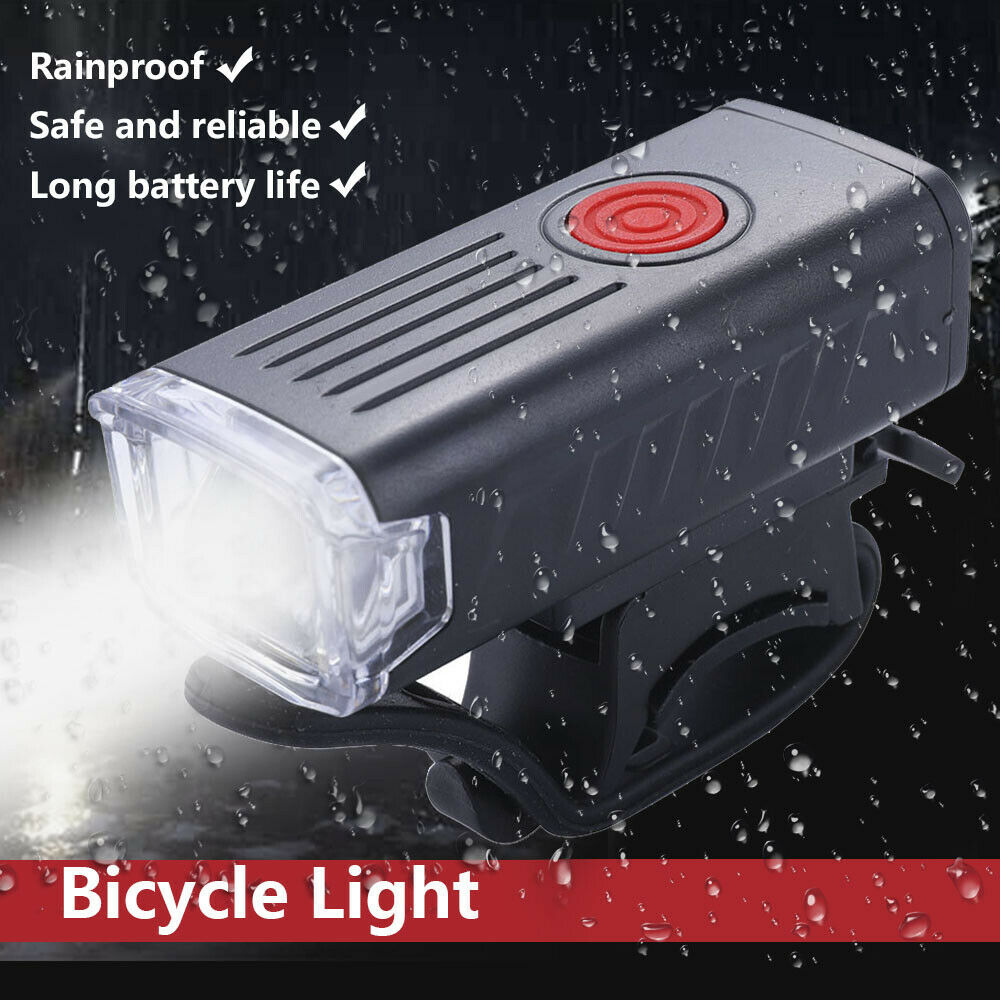 15000LM Rechargeable LED Bike Bicycle Light USB Waterproof Front Rear Headlight