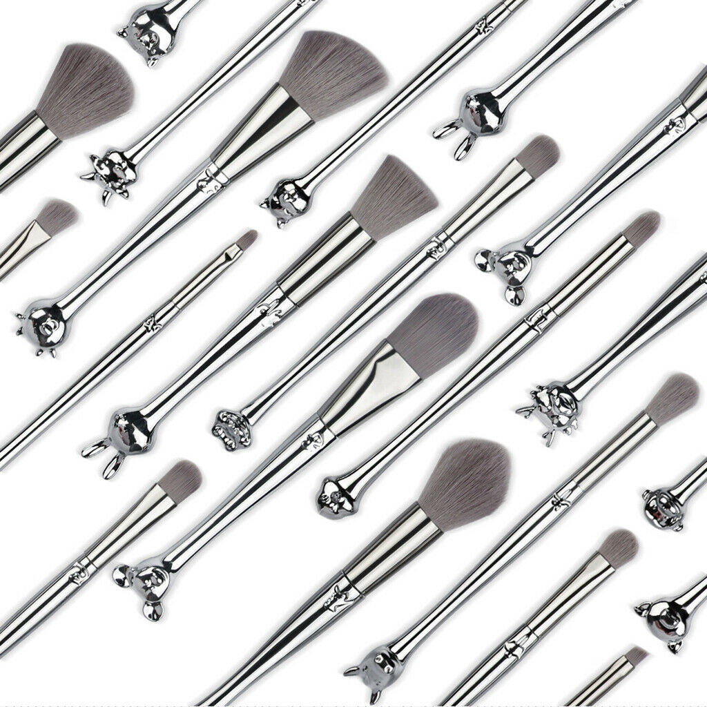 12pcs/set Premium Nylon Foundation Powder Concealers Eye Shadows Blusher