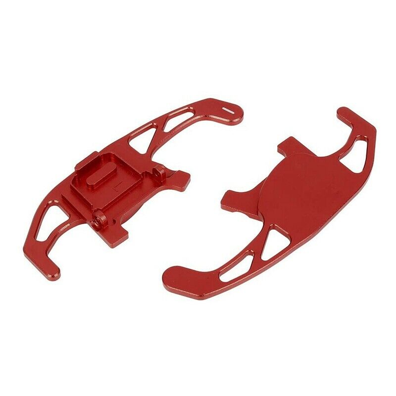 2Pcs Red Stee Wheels Shift Paddle Shifter Extension for GOLF R GTD GTE MK7 7 SN4