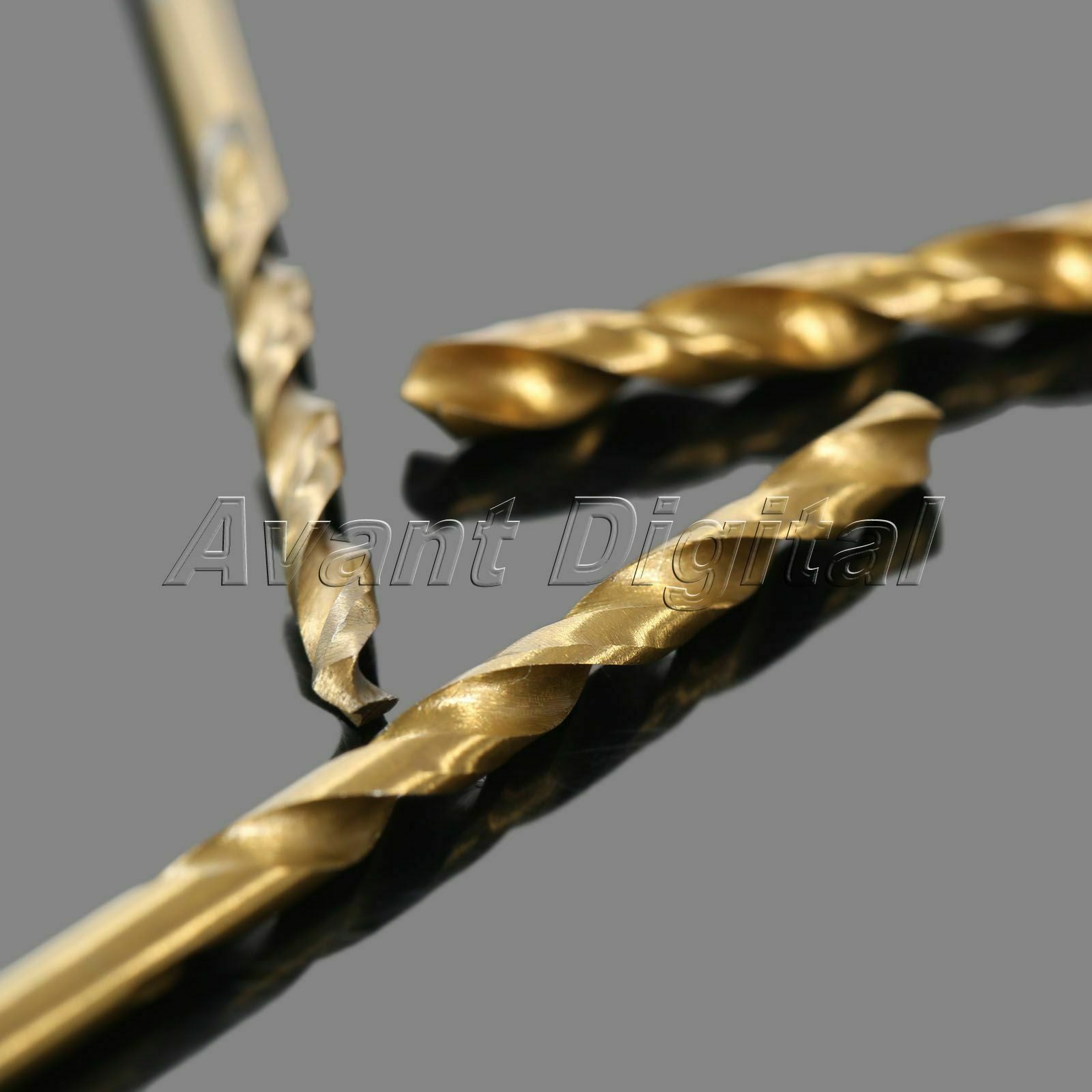 13pcs/Set Metric Titanium Coated 1.5mm-6.5mm HSS Twist Drill Bits Straight Shank
