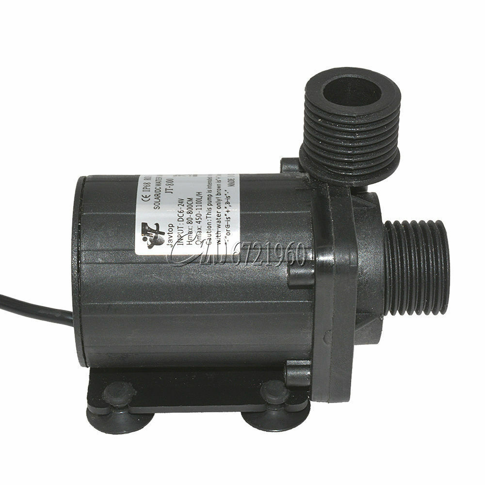 800L/H DC 12V 24V Hot Water Circulation Pump Solar Water Pump Brushless Motor