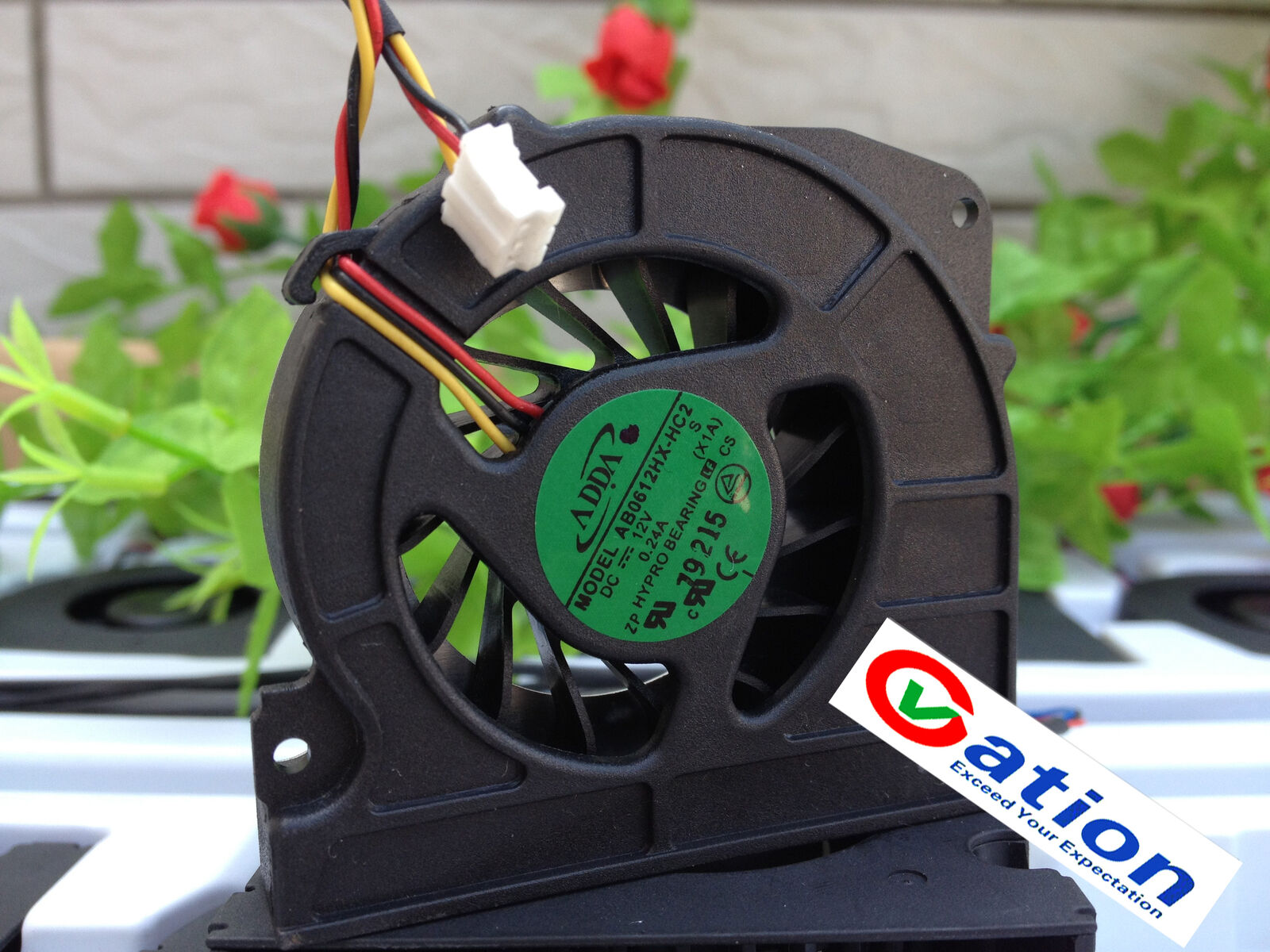 For ADDA 6013 6CM Blower Turbine Centrifugal Fan 12v 0.24A AB0612HX-HC2