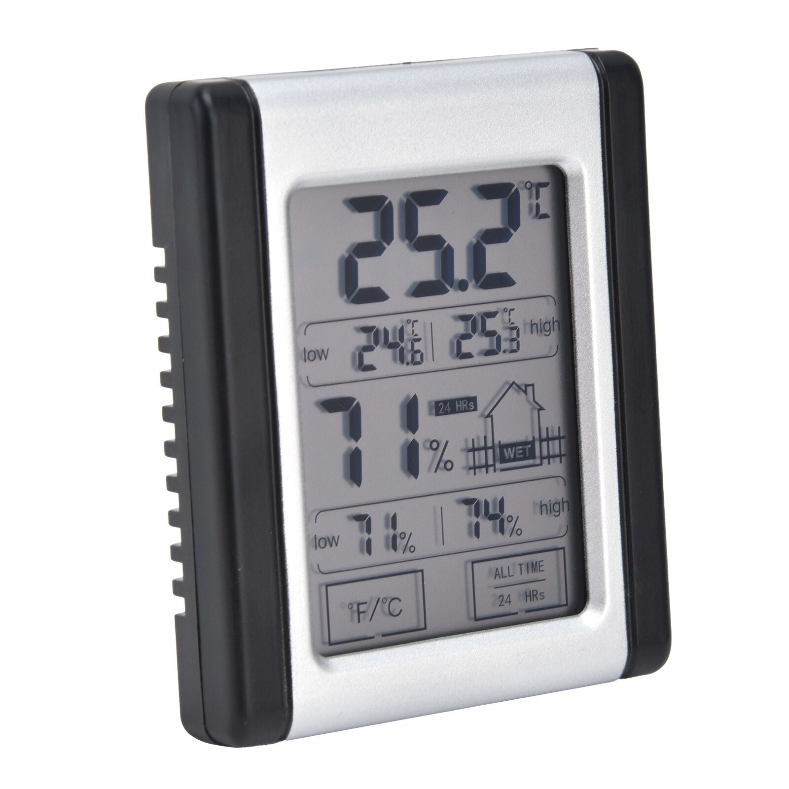 High Accuracy Digital Thermometer Hygrometer Touch Screen Electronic Temperature
