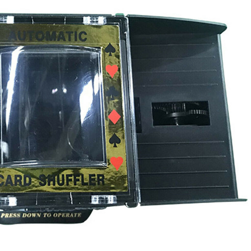 2x Professional Automatic Card Shuffler Home Games Poker Shuffling Machine