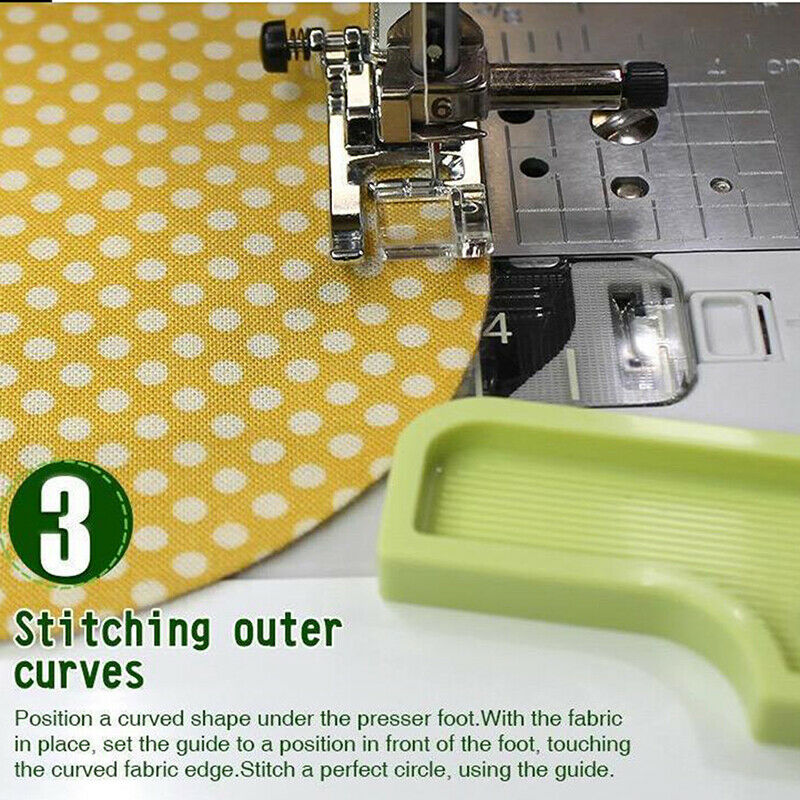 Needle crafts 3 Piece 6-in-1 Stick 'n Stitch Guide Positioning plastic sh.l8