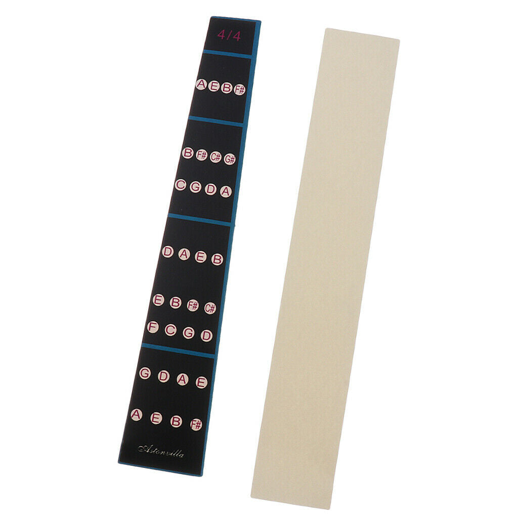 1 Piece Fingerboard Intonation Stickers Fret Marker Labels for 4/4 Scale Violin