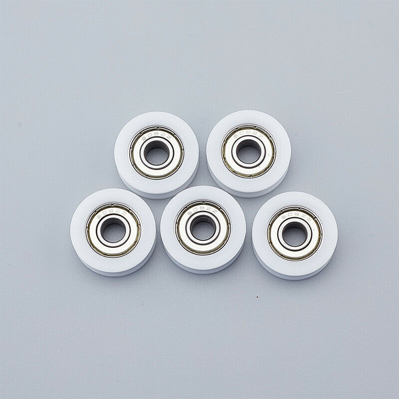 5pcs Embedded 608U Groove Ball Bearing Guide Pulley 8*30*10mm For Guide Roll SJ