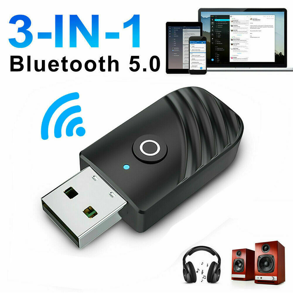 3-in-1 Bluetooth 5.0 Transmitter and Receiver For TV Home Sound System