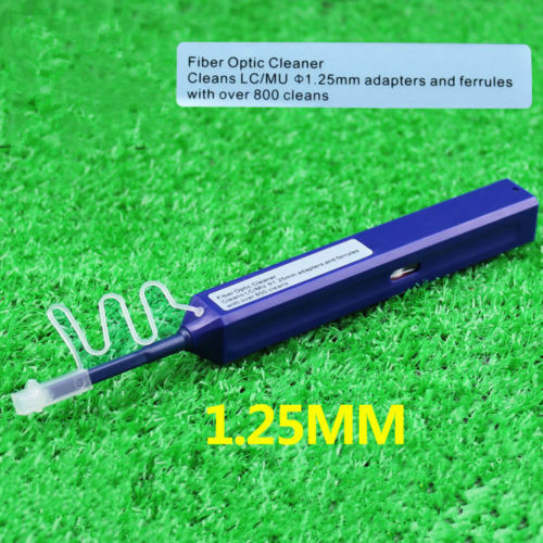 New One-Click Fiber Optic Cleaner 1.25mm for LC MU Adapter