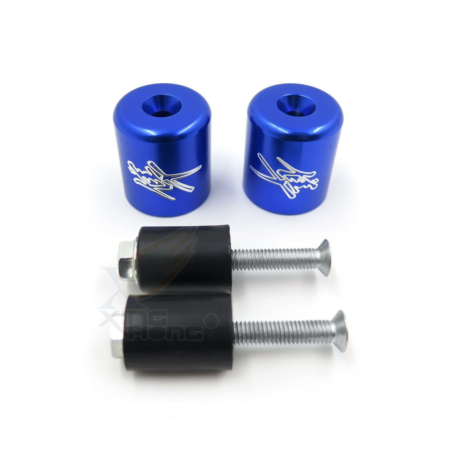 BLUE Hand Bar End Rubber For Suzuki GSXR600 GSXR750 GSXR1000 01-13