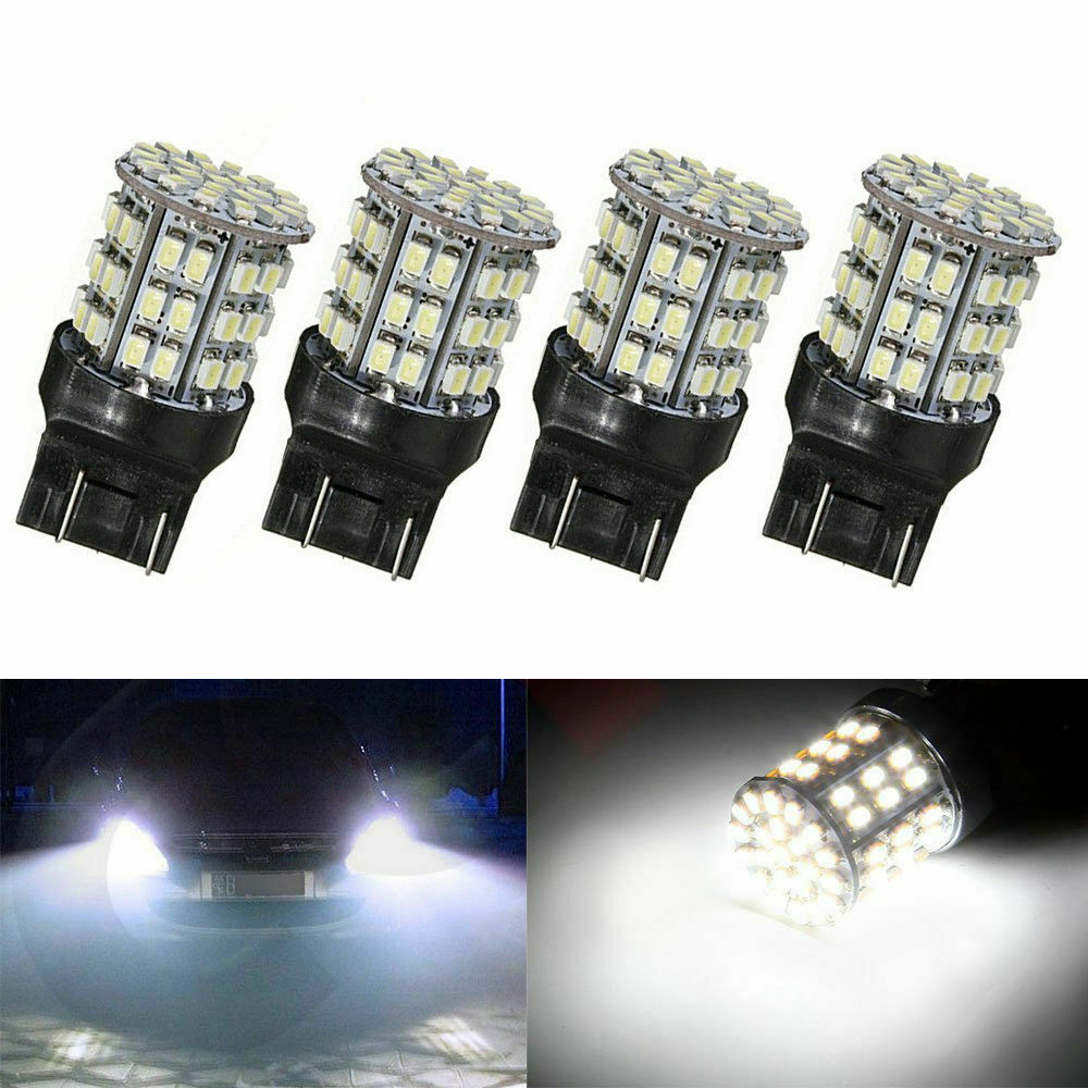 8x T20 7440 7443 64 SMD White 6000K Reverse Brake Tail LED Bulb Light Lamp