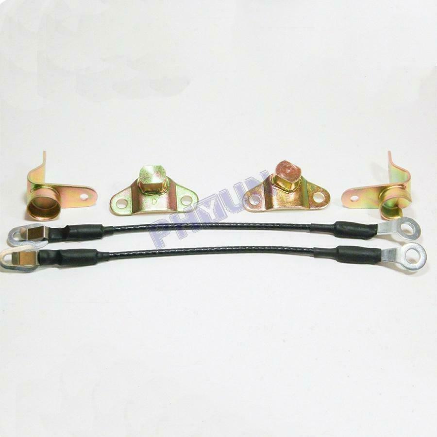 For Chevrolet Silverado GMC Sierra Left & Right Tailgate Hinges Cables Kit 6PCS