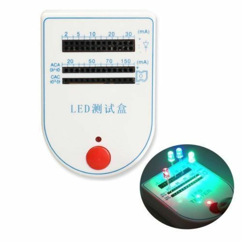 LED Testeur BoÃ®te Mini Ã‰mettrice de LumiÃ¨re Diode Piranha 2 ~150mA Portable L49