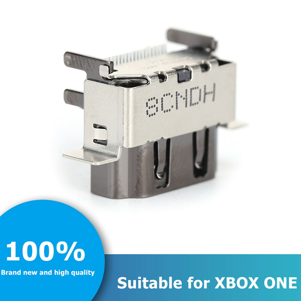 Replacement HDMI-compatible Port Socket Connector for Microsoft Xbox One X  @