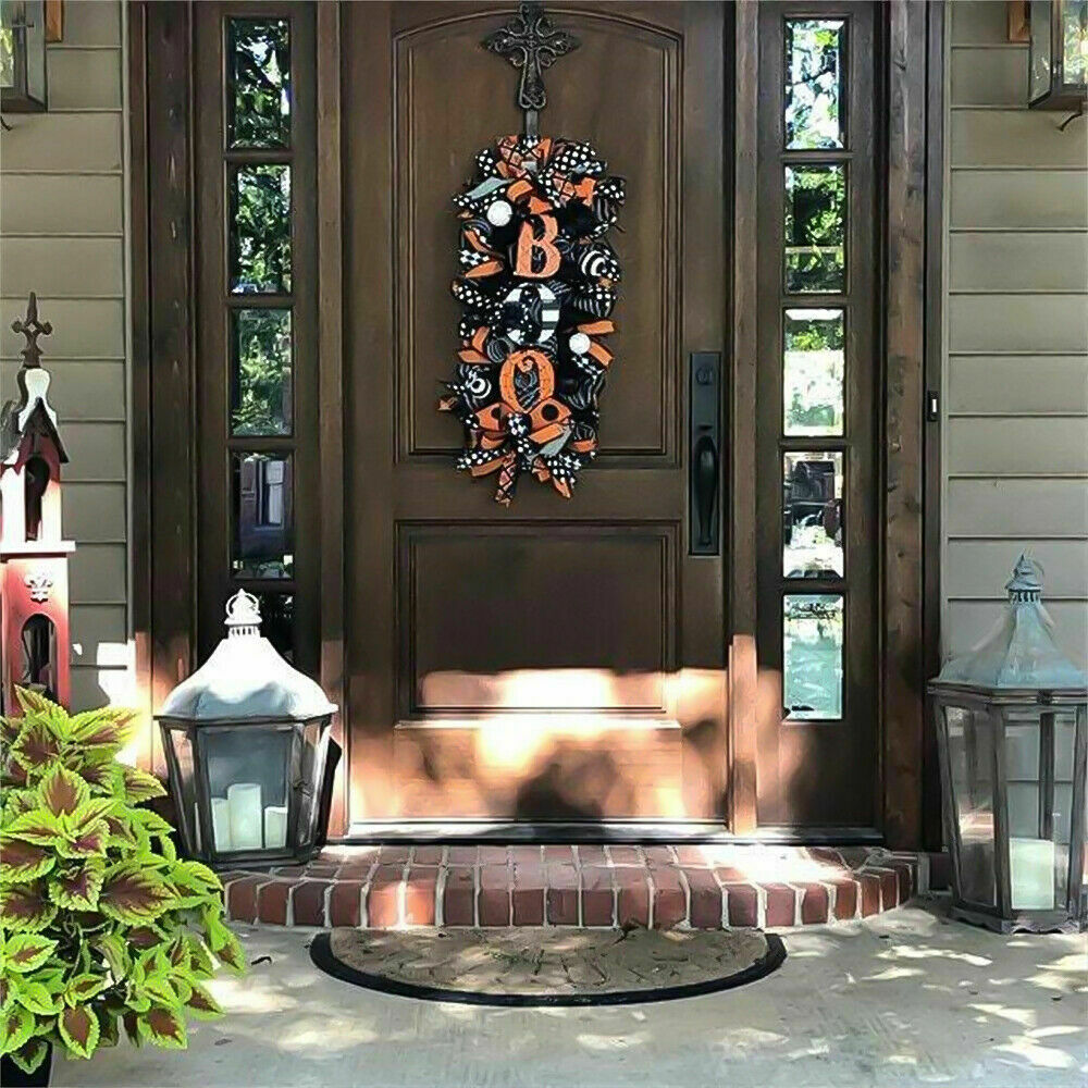 Halloween Decorations Halloween Wreath Fall Wreath Outdoor Front Door Ornament