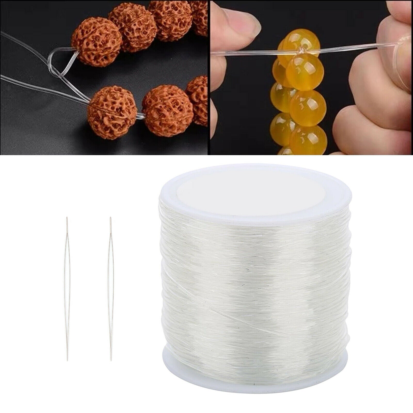 Elastic Stretchy Beading Thread Cord Bracelet String Jewelry 1.5mm 55m