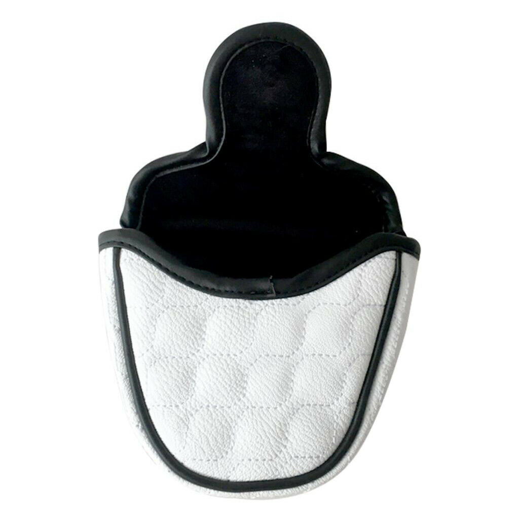 Waterproof Golf Mallet Putter Head Cover Headcover Golf Cover Guard White