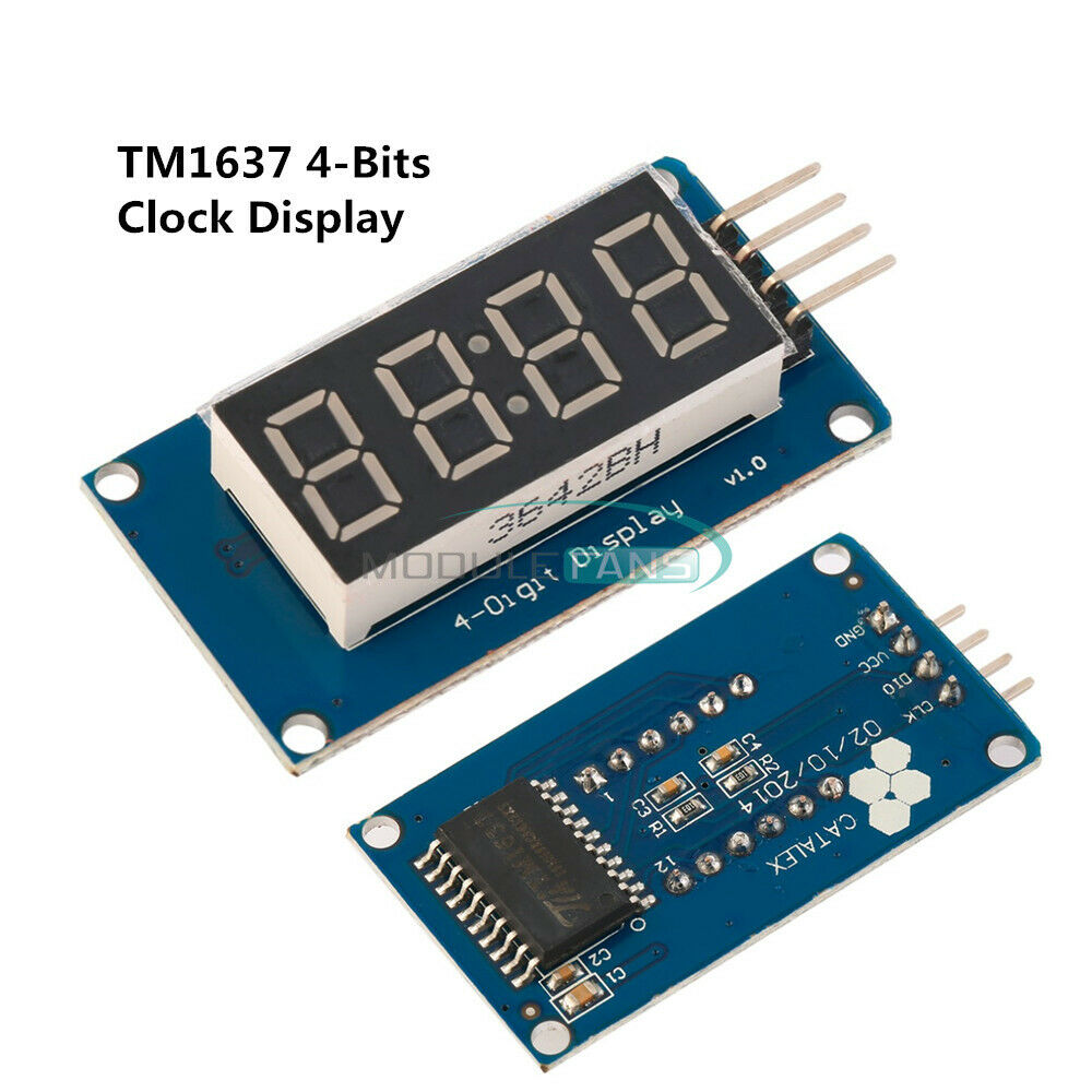 TM1637 4-Bits Digital Tube LED Clock Display Module For Arduino Due UNO 2560 R3