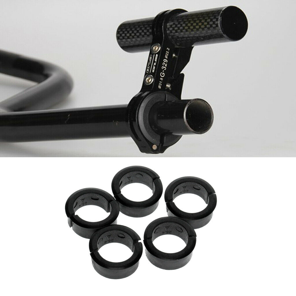 10 Pair Bike Handlebar Clamp Shims Reducer