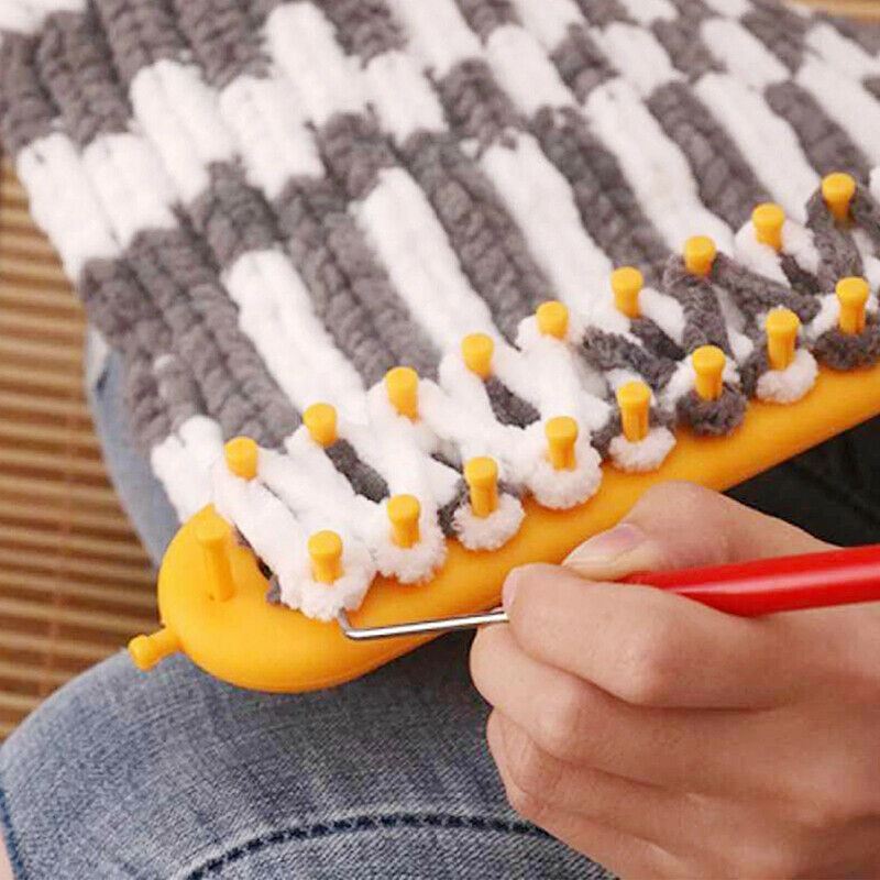 3pcs/Set Weaving Loom Knitting Kit Plastic Pompom Sock Hat Scarf Scarves Ma Fx