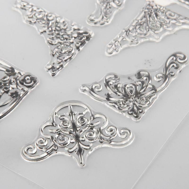 Corner Silicone Clear Seal Stamp DIY Scrapbooking Embossing Photo Album Decor