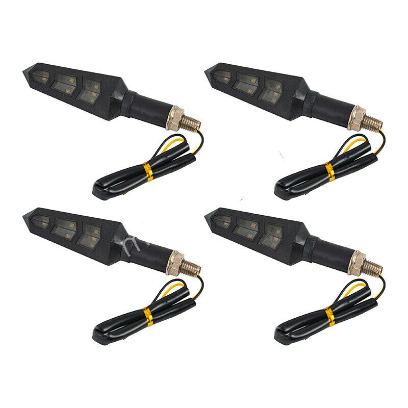 Motorcycle Front Rear LED Turn Signals Blinker Light Indicator Lamp Universal